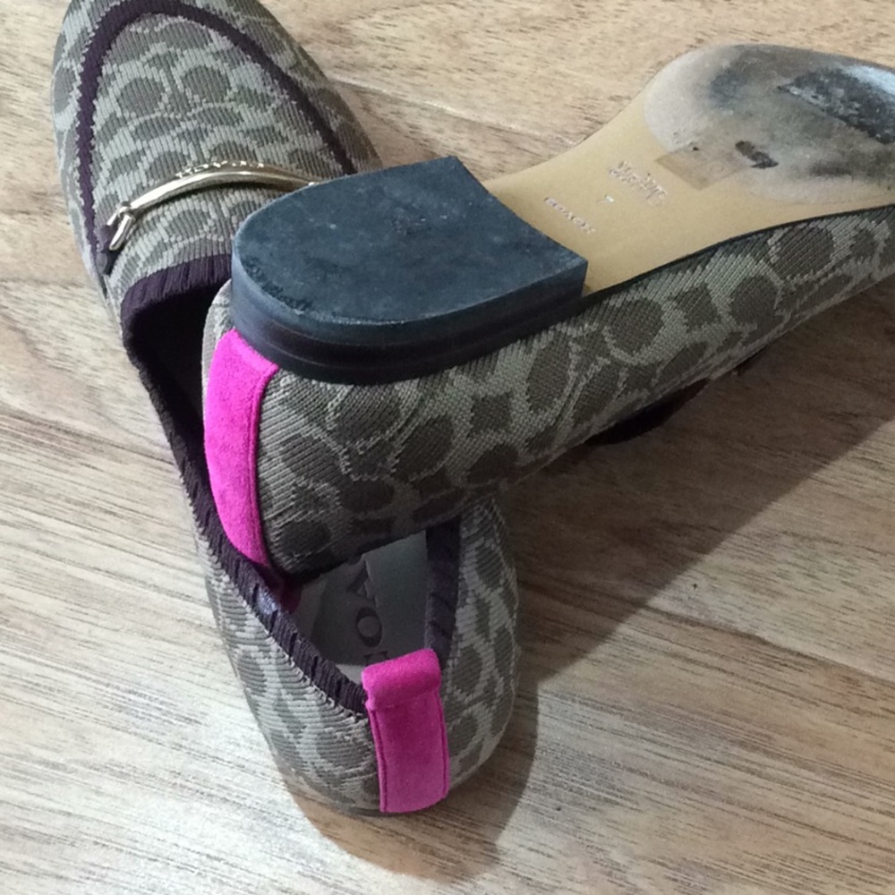 Brown- Coach loafers - Picture 9 of 10